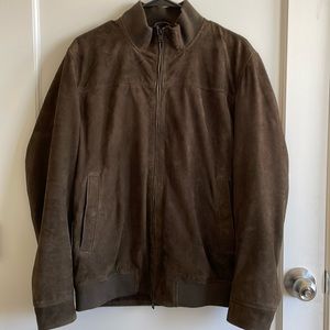 Massimo Dutti Men’s Suede Leather Jacket, Medium size, new condition(never worn)